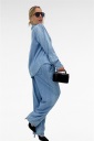 camicia in cotone effetto chambray operation